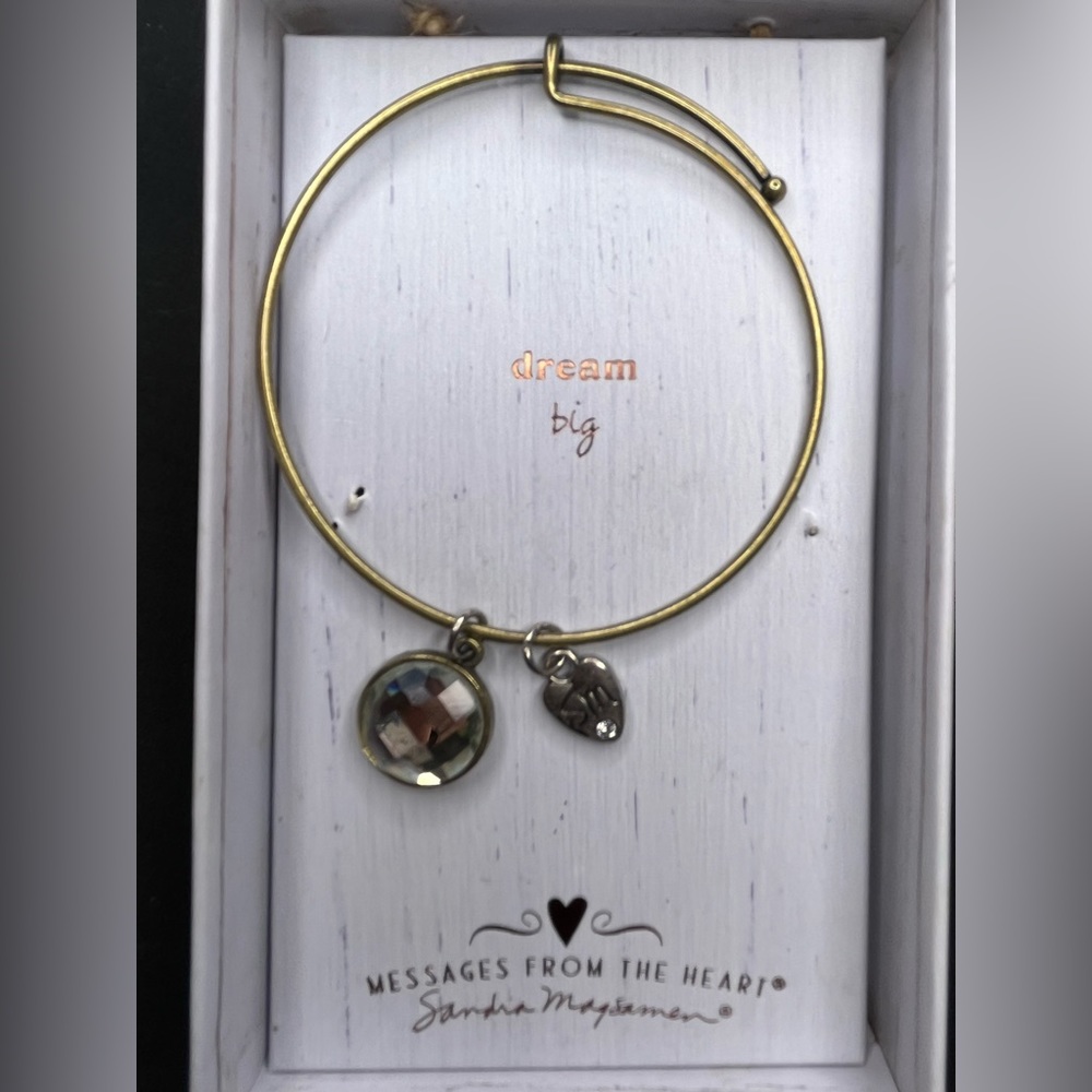 3 bracelets/ charms Sandra Magsamen - dream big - Picture 3 of 11